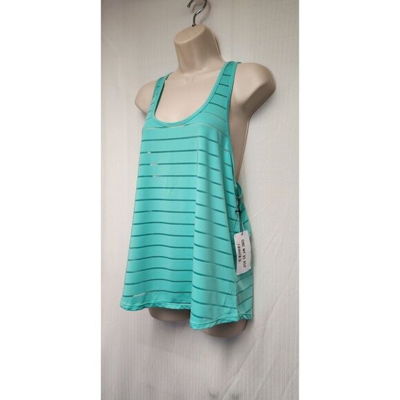 Zyia Active Mesh Convertible Racerback Workout Top Size XL Color Teal NWT - Picture 4 of 9